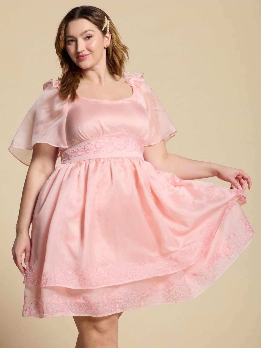 Wicked Glinda Bubble Smock Dress - BoxLunch XL